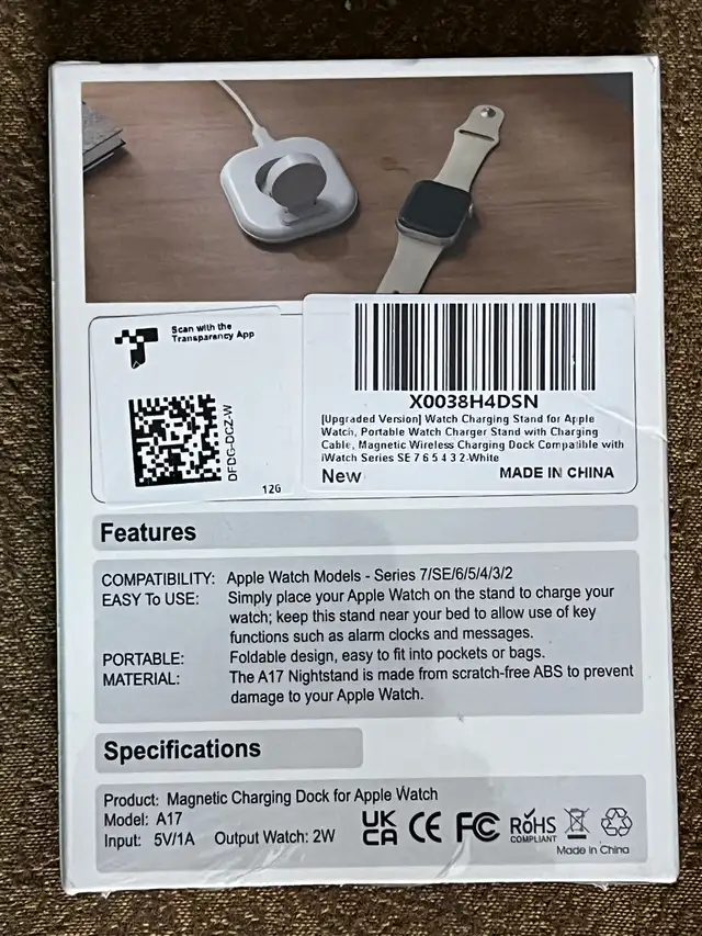 Apple Watch Wireless Magnetic Charging Dock in Cell Phone Accessories in Hamilton - Image 3