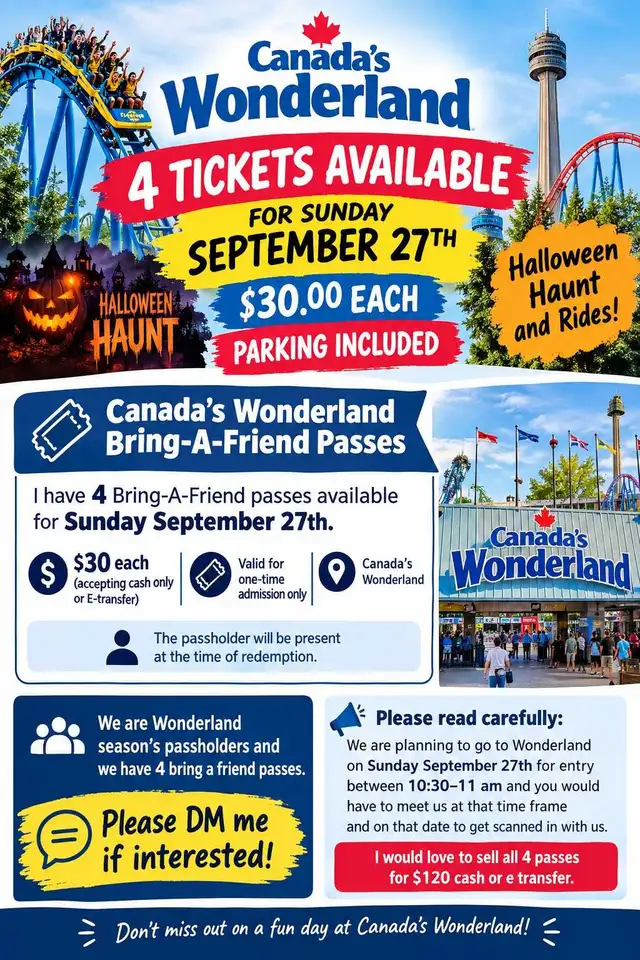 wonderland bring A Friend Ticket 