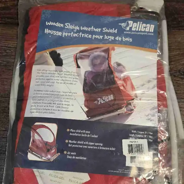 Brand New PELICAN Wooden Sleigh Cover  Weather Shield