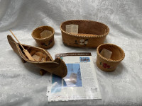 Beautifully Hand Crafted Authentic & Signed Dene Baskets