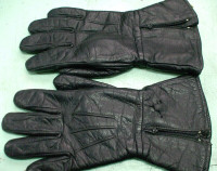 2 pair gants de cuir pour bykeuse