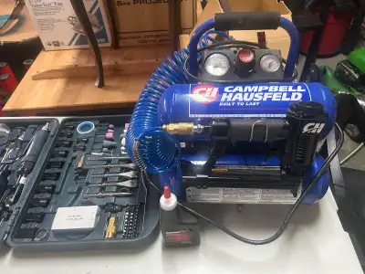Air Tools, nailer, and Compressor, View more