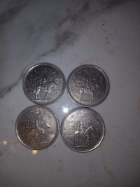 1973 Quarter. 100 year RCMP. 4 of so