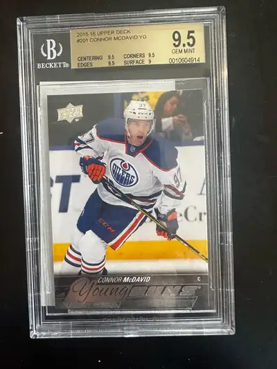 Mcdavid rookie 9.5 bvg , View more