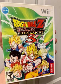 Dragon Ball Z: Budokai Tenkaichi 3 Wii (Nintendo Wii, 2007) CIB