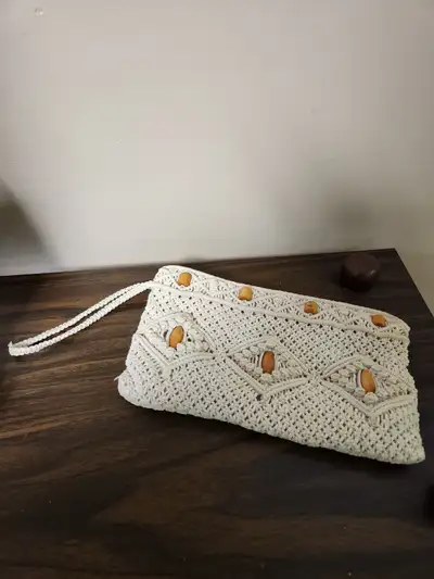 Vintage Macrame Purse, View more
