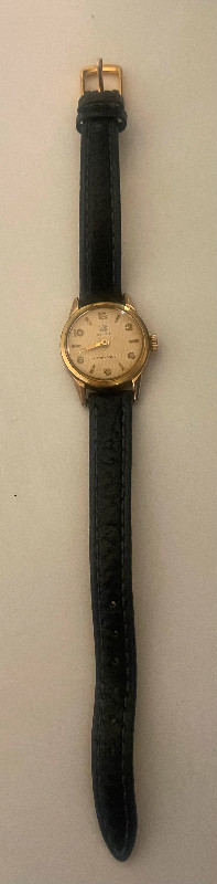 Old Germany UMF RUHLA mechanical hand winding Watch Gold Plated