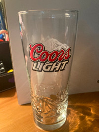 Coors Light Beer Glass Drinking Tumbler