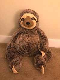 Stuffed animal sloth toy large size