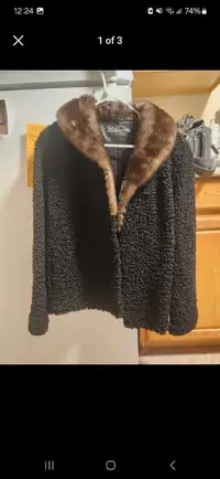 Beautiful fur jacket size medium