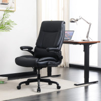 Executive Ergonomic Black Chair with Headrest