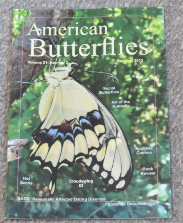 American Butterflies Volume 21: Number 2 Summer 2013 in Magazines in Bridgewater