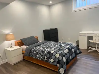 Room in basement available for rent, Burlington from 1st Sept Hello, If you see this ad, room is ava...