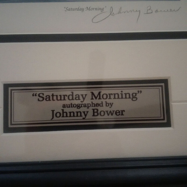 Saturday Morning - signed by Johnny Bower 16 x 13 in Arts & Collectibles in Peterborough - Image 3