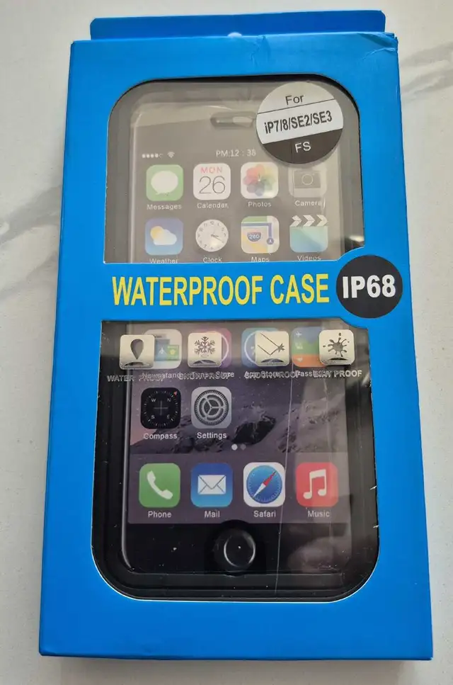 Waterproof Case iPhone 7/8/SE in Cell Phone Accessories in Mississauga / Peel Region - Image 2