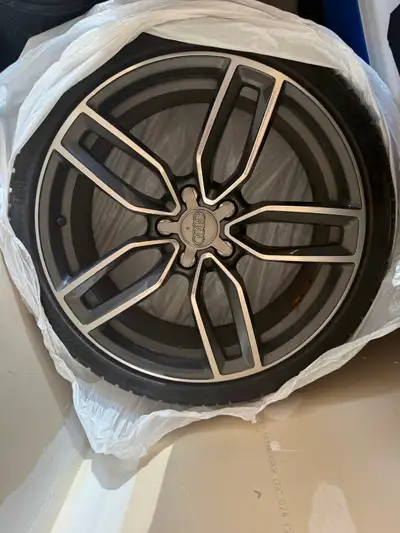 Audi oem rims 19” in great condition. Dimension of the wheels: • Wheel size: 19 × 8.0J • Bolt patter...