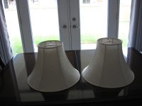 TWO LARGE LAMPSHADES ABSOLUTELY MINT CONDITION!