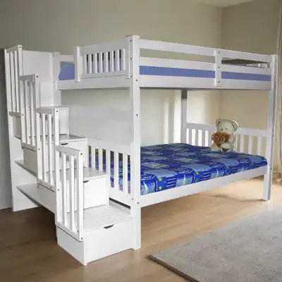 STAIRWAY BUNK BEDS ALBERTA. BUNK BEDS WITH STAIRS.