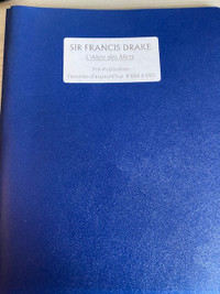 Pré publication Sir Francis Drake L'aigle des mers