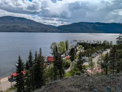 Birch Bay Resort Francois Lake Lot with Travel Trailer included Own your RV Lake Lot at beautiful Bi...