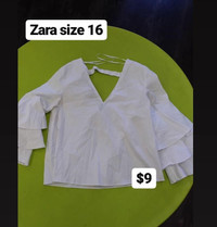 Girls' size 16 Zara shirt.