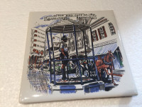Vintage Ceramic Trivet Style Counter or Wall Decorations