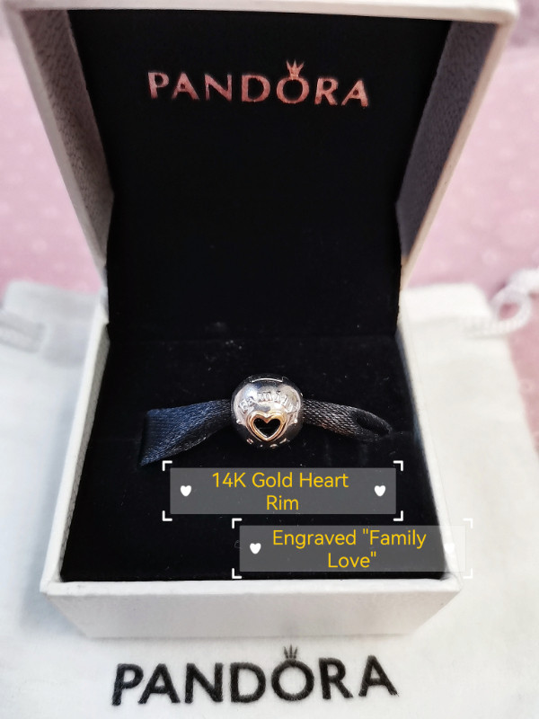 Authentic Brand New Pandora Charms (Full Packaging) in Jewellery & Watches in Mississauga / Peel Region