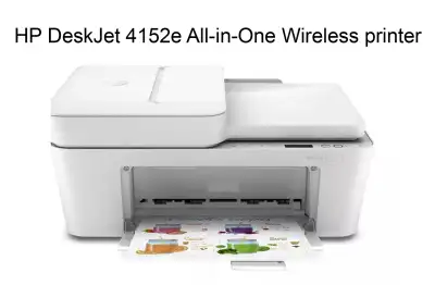 HP DeskJet 4152e All-in-One Wireless Color black Inkjet  Printer, View more