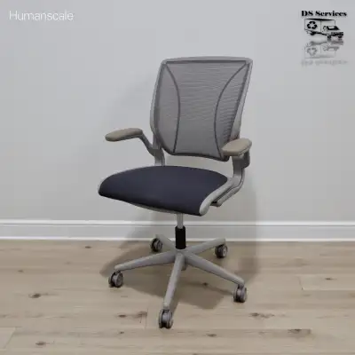 Humanscale World Work Chair Mesh Back New Armpads W/Wheels K8241, View more