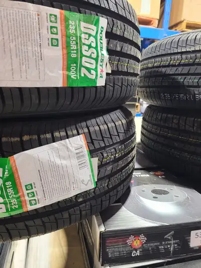 235-55R18 and 235-65-17 4 Brand new summer tires/ 4 Pneus été neufs 450$ non négo No email, call 450...