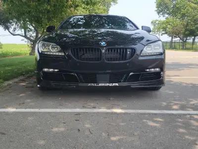 Vary rare Alpina B6 X-Drive, Black sapphire metallic, Coheba brown full Merino premium leather, pian...