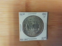 1902 USA one dollar 'O' Au-50(-) silver coin!!!