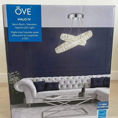 LED Ceiling Light Pendant – Chrome, Dimmable, 6 Configurations Ō, View more