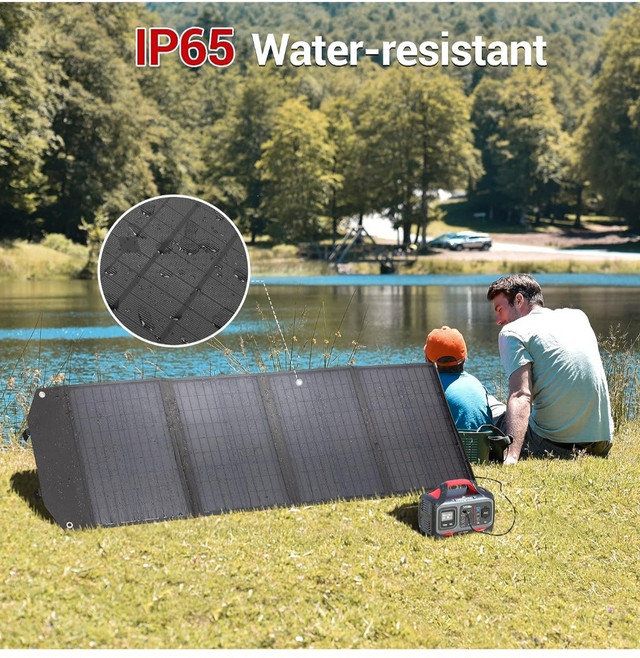 ROCKPALS SP003 100W Foldable Solar Panel for Solar Generator in General Electronics in Edmonton