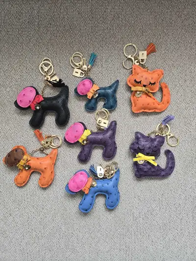 [BRAND NEW] Faux Leather Key Chain, View more