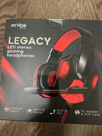New Sealed Gaming Headphones from Bibe Legacy LED Stereo