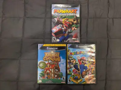 Gamecube games **Prices in description** Marioparty Mariokart, View more