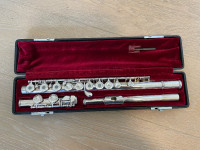 Yamaha YFL 481 Flute Solid Silver Body and Headjoint Open Holes