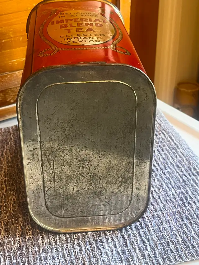 Vintage Imperial Blend Indian & Ceylon Tea Tin | Arts & Collectibles ...
