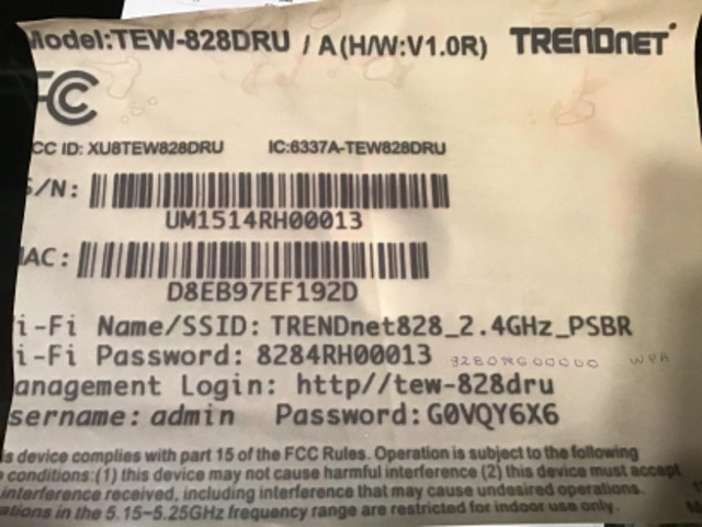 TRENDnet router, Model:TEW-828DRU in Networking in Kingston - Image 3