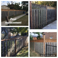Fence, deck and post repair and replacement 