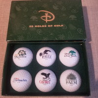 Walt Disney World 99 Holes of Golf - Course Logo Golf Balls