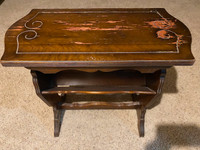 ANTIQUE MAGAZINE TABLE