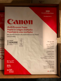 Canon multi-use paper (for printing, photocopying, drawing, etc)