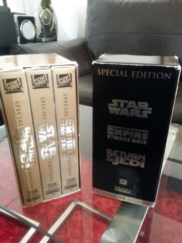 STAR WARS TRILOGY Special Edition VHS 1997 dans CD, DVD et Blu-ray  à Ville de Montréal