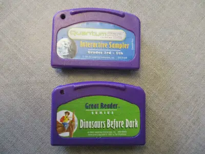 2 LeapFrog QuantumPad Educational Cartridges - NO books, View more