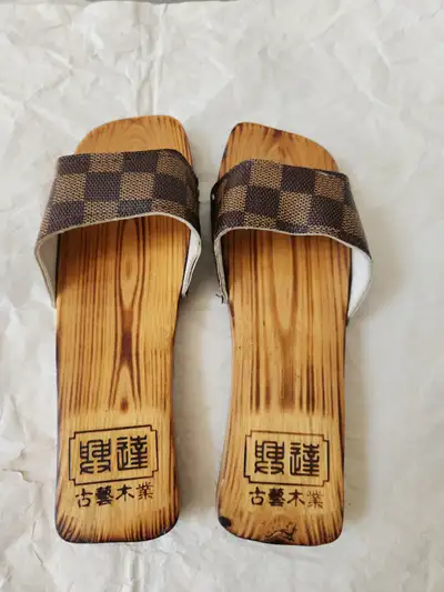 Wooden sandals Slippers Non-slip women size: 35, View more