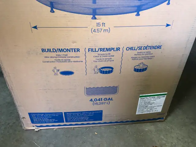Funsicle 15ft oasis pool in Hot Tubs & Pools in Kitchener / Waterloo - Image 5
