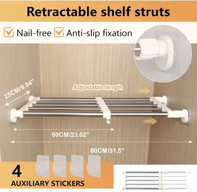 BRAND NEW, SEALED Tension Shelf, View more