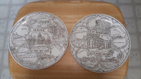 Simple Souvenir Plates from Maine and New Hampshire